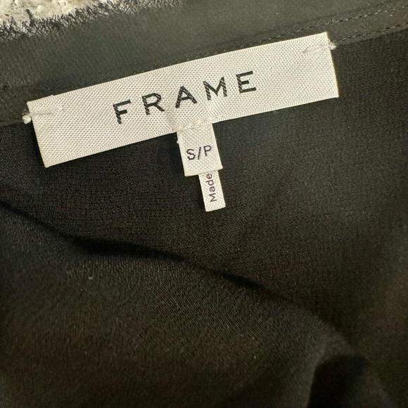 Frame Sm Petite Satin Long Tank Black - Picture 4 of 9